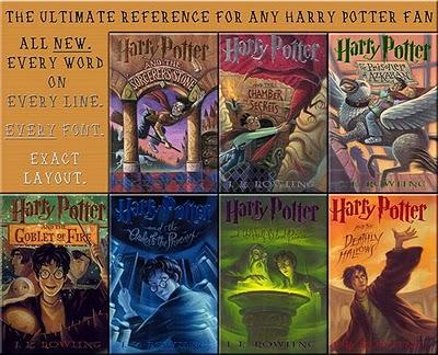harry potter books 1-7. Harry Potter 1-7 Reference